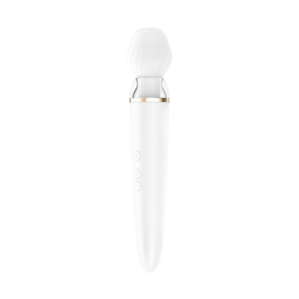 Double wand blanc connecté USB Double Wand-er Satisfyer 